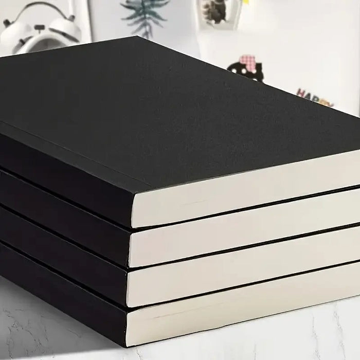 Notepad 256 Pages Blank Sketchbook Notebook Diary School Journal Useful Stationery Office Supplies