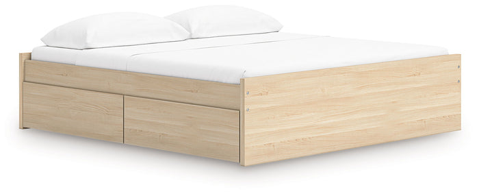 Light Brown / King / 1 Side Storage