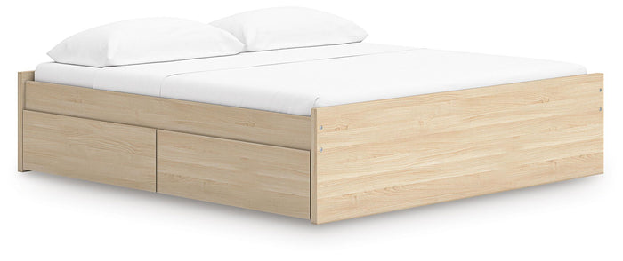 Light Brown / King / 2 Side Storage
