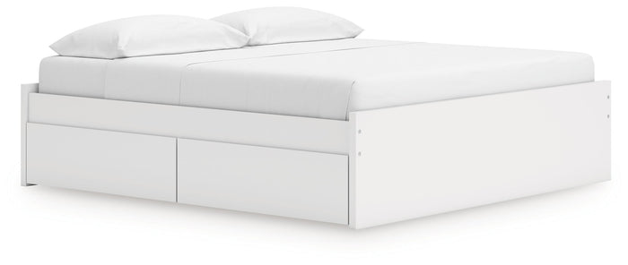 White / King / 1 Side Storage