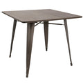 Oregon - Industrial / Farmhouse Dining Table - Espresso