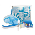OREQ POOL MAINTENANCE KIT W/ LEAF RAKE, THERMOMETER, TEST KIT & BRUSH
