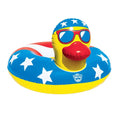 PATRIOTIC PARTY LARGE RUBBER DUCK POOL FLOAT