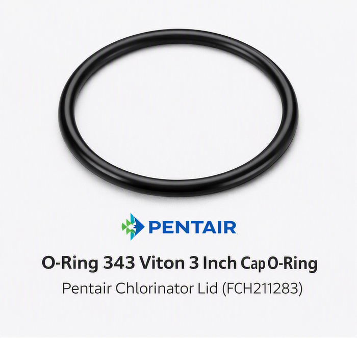 PENTAIR ORING -343 VITON 3"CAP O-RING - RAINBOW CHLORINATOR LID (FCH211283) PENTAIR 3" (CC5)