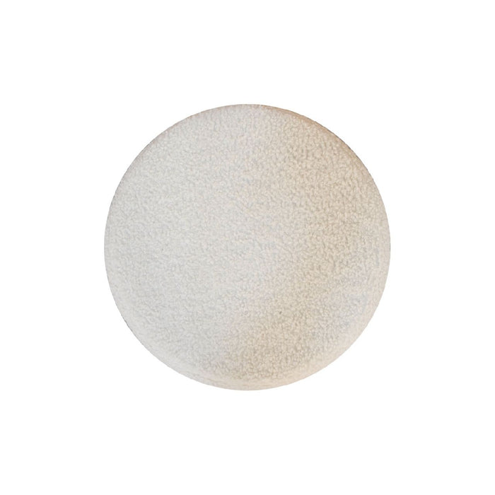 Petite Footstool - Cream / Brown