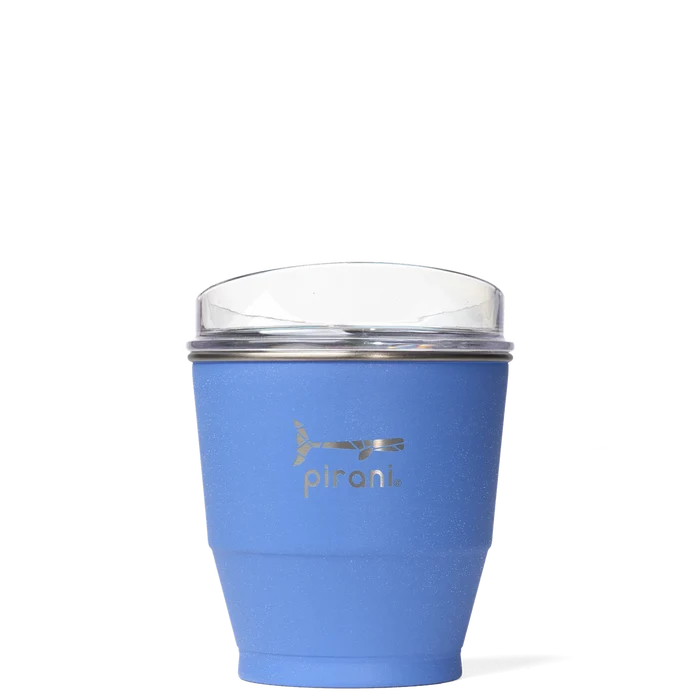 PIRANI AZURE BLUE  10 OZ WINE TUMBLER