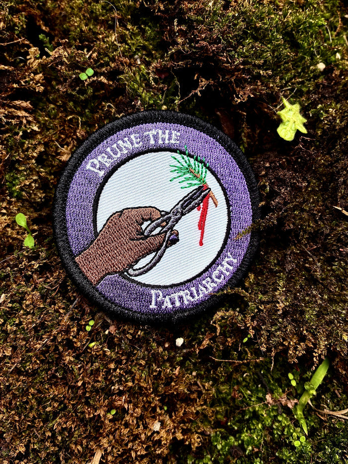 "Prune the Patriarchy" Embroidered Patch