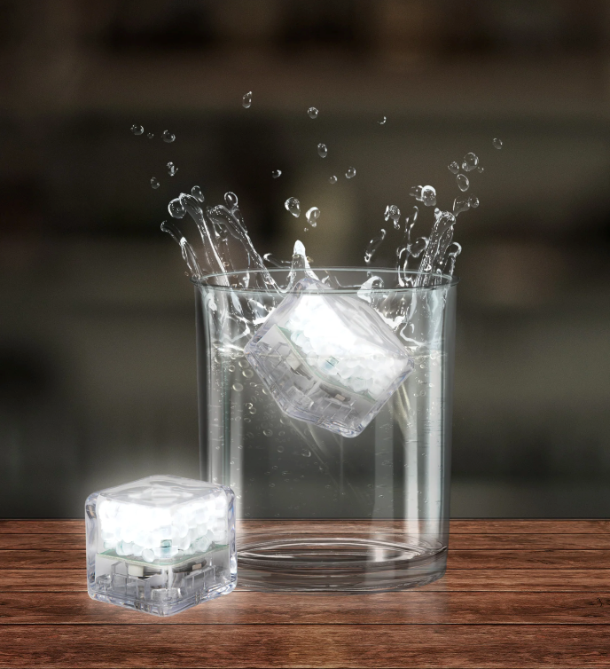REVO LED ICE CUBES- WHITE 12 PCS