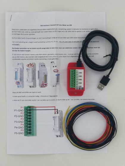 RFXCom 5 Channel S0 Pulse Meter USB -  - Vesternet
