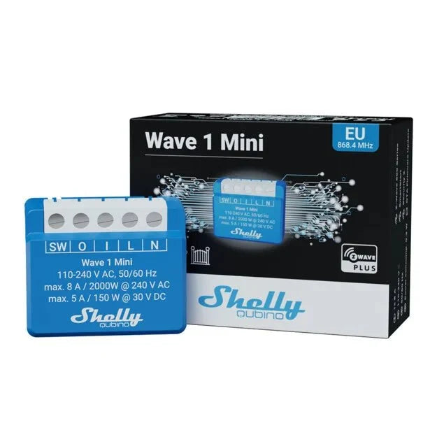 Shelly Qubino Z - Wave 1 Mini - QMSW - 0A1X8EU - Vesternet