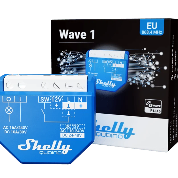 Shelly Qubino Z - Wave 1 - QNSW - 001X16EU - Vesternet