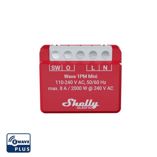 Shelly Qubino Z - Wave 1PM Mini - QMSW - 0A1P8EU - Vesternet