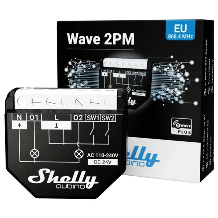 Shelly Qubino Z - Wave 2PM - QNSW - 002P16EU - Vesternet