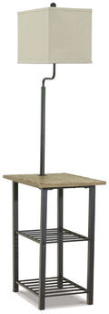 Shianne - Metal Tray Lamp  - Black
