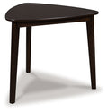 Shorbyn - Triangle Dining Room Table - Merlot