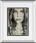 Shore By Loui Jover Mirrored Frame - Dark Gray