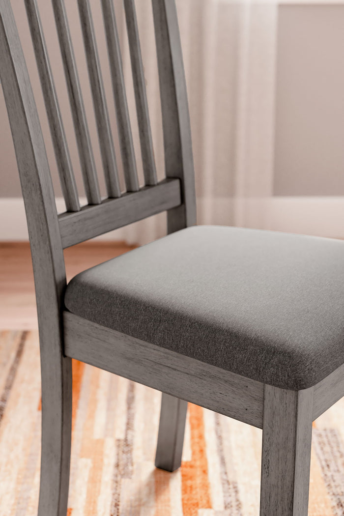 Shullden - Dining Room Side Chair (Set of 2) - Gray