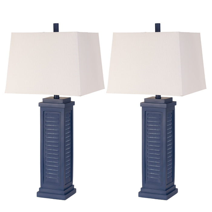 Shutter - Table Lamp With USB (Set of 2) by Lux Lighting, view 2