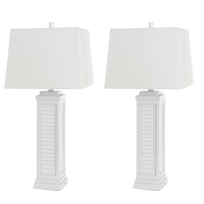 Shutter - Table Lamp With USB (Set of 2) by Lux Lighting, view 3