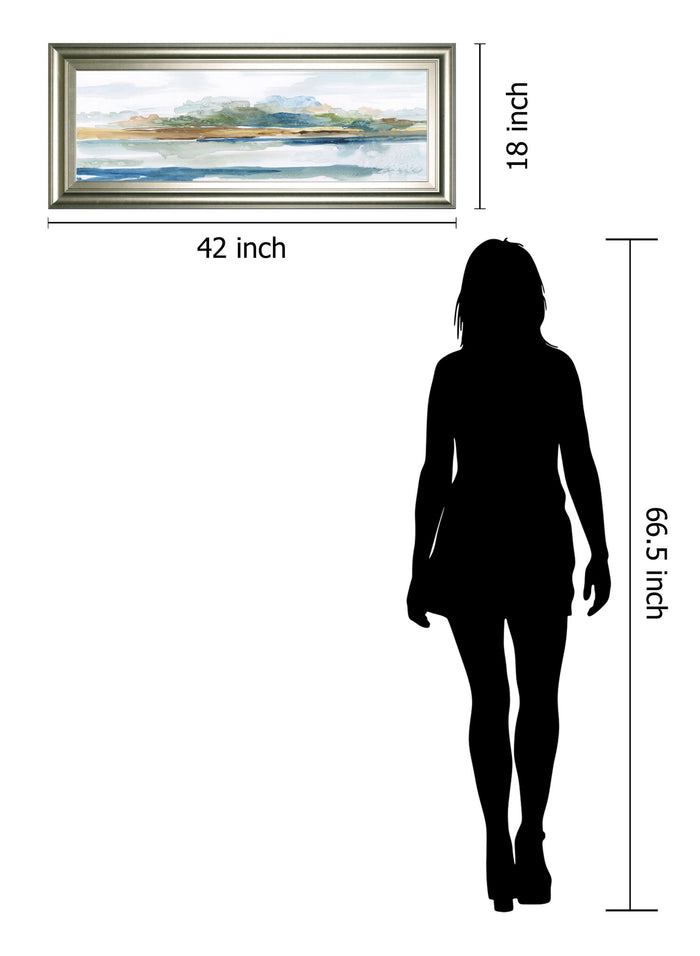 Solace By Nan - Framed Print Wall Art - Beige