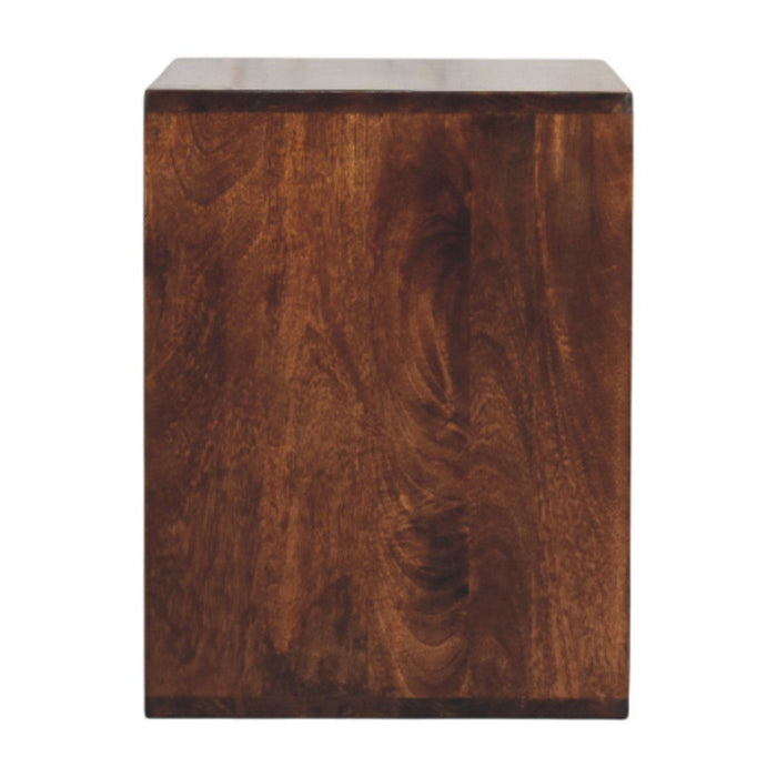 Solis - Open Side Table - Brown