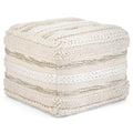 Sommer - Handcrafted Square Pouf