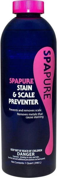 SPAPURE STAIN & SCALE PREVENTER 1 Qt