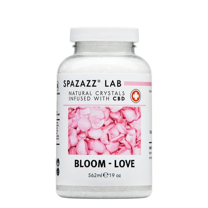 SPAZAZZ BLOOM LOVE CBD CRYSTALS 19OZ
