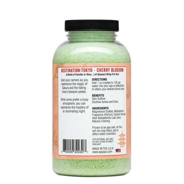 SPAZAZZ CHERRY BLOSSOM CRYSTALS 22 OZ