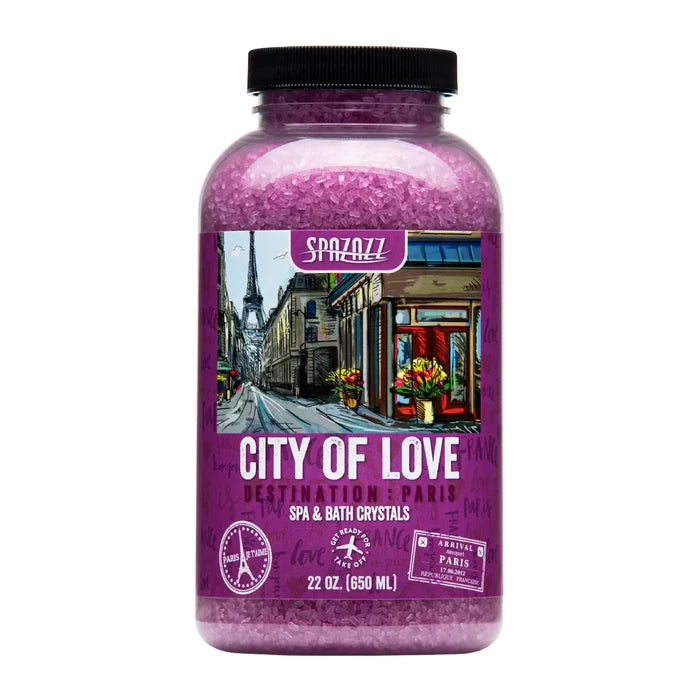 SPAZAZZ CITY OF LOVE CRYSTALS 22 OZ