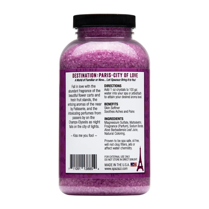 SPAZAZZ CITY OF LOVE CRYSTALS 22 OZ