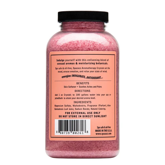 SPAZAZZ ESCAPE POMEGRANATE CRYSTALS 19 OZ