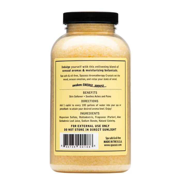SPAZAZZ ESCAPE VERBENA LIME COCONUT CRYSTALS 19OZ