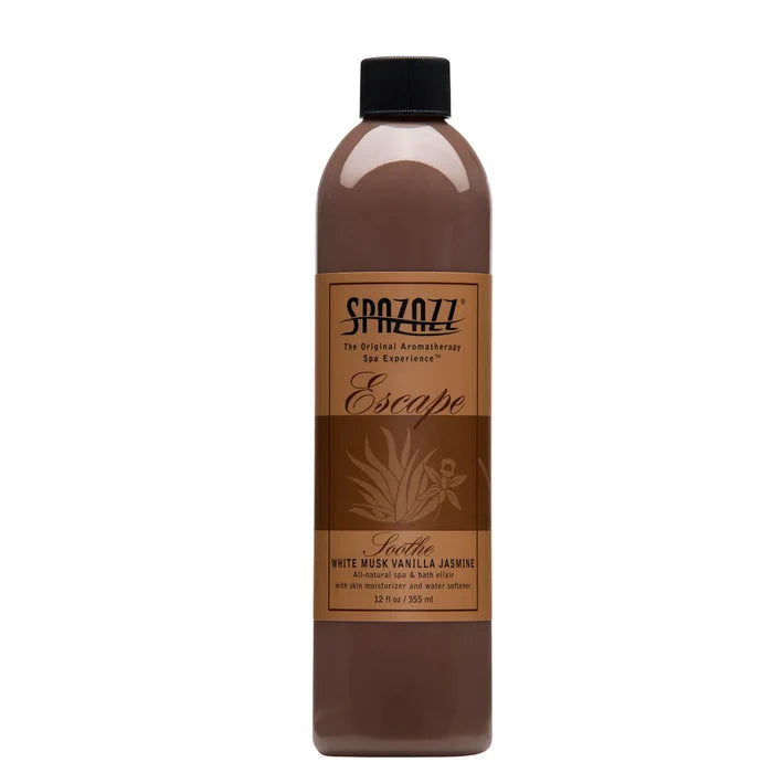 SPAZAZZ ESCAPE WHITE MUSK VANILLA JASMINE ELIXIR 9OZ