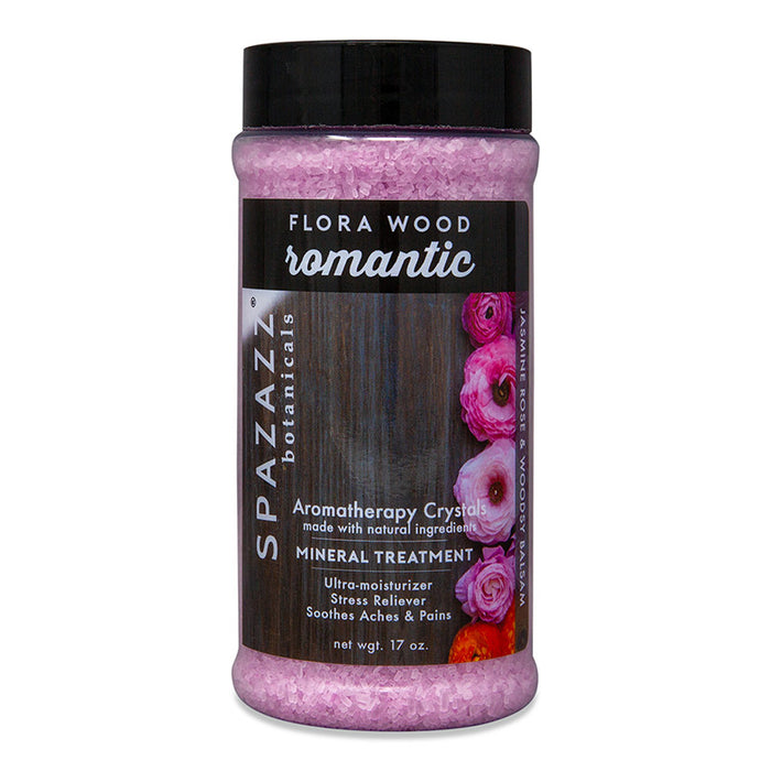 SPAZAZZ FLORA WOOD ROMANTIC MINERAL CRYSTALS 17 Oz