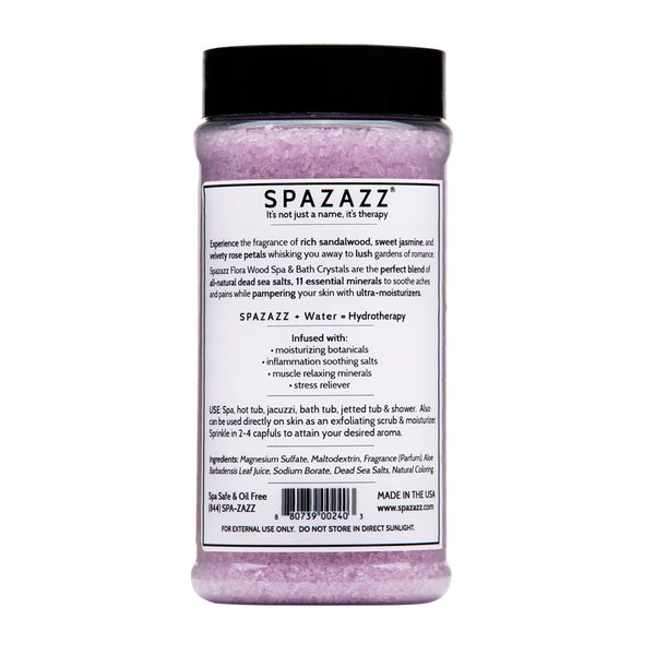 SPAZAZZ FLORA WOOD ROMANTIC MINERAL CRYSTALS 17 Oz