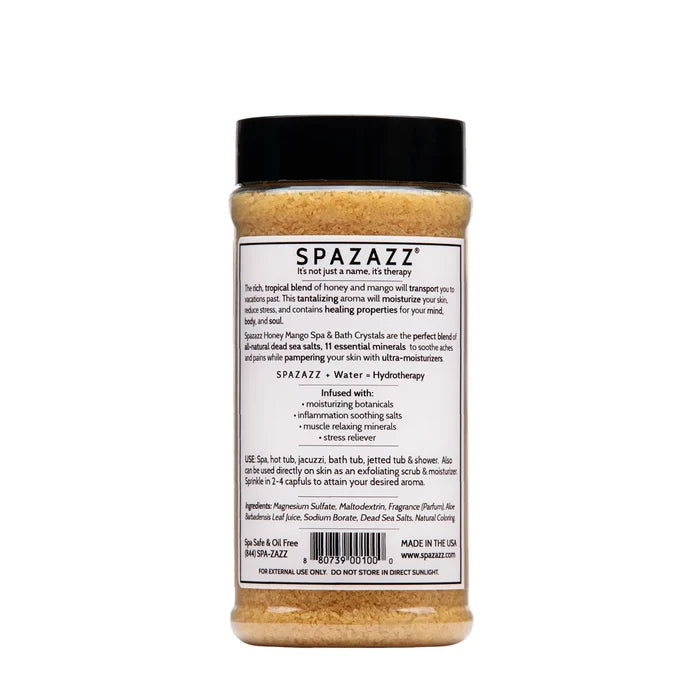 SPAZAZZ HONEY MANGO AROUSE MINERAL CRYSTALS 17 OZ