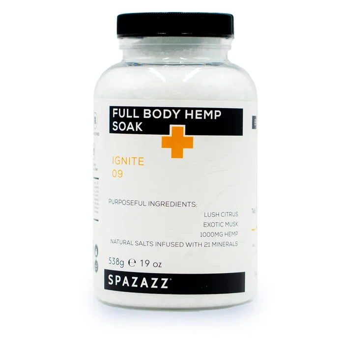 SPAZAZZ IGNITE HEMP CRYSTALS 19 OZ