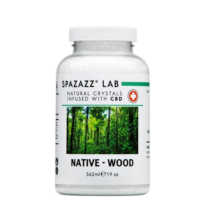 SPAZAZZ NATIVE WOOD CBD CRYSTALS 19 OZ