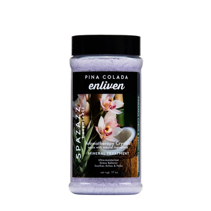 SPAZAZZ PINA COLADA ENLIVEN AROMA CRYSTALS 17 OZ