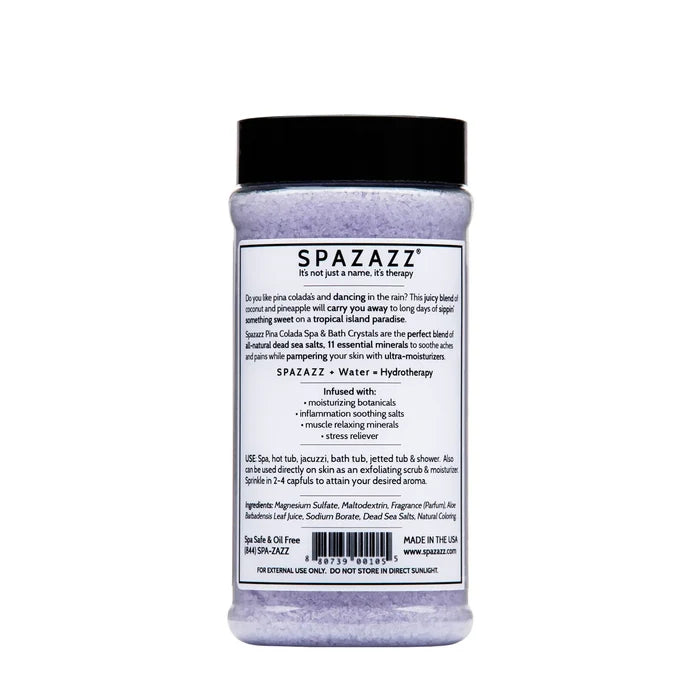 SPAZAZZ PINA COLADA ENLIVEN AROMA CRYSTALS 17 OZ