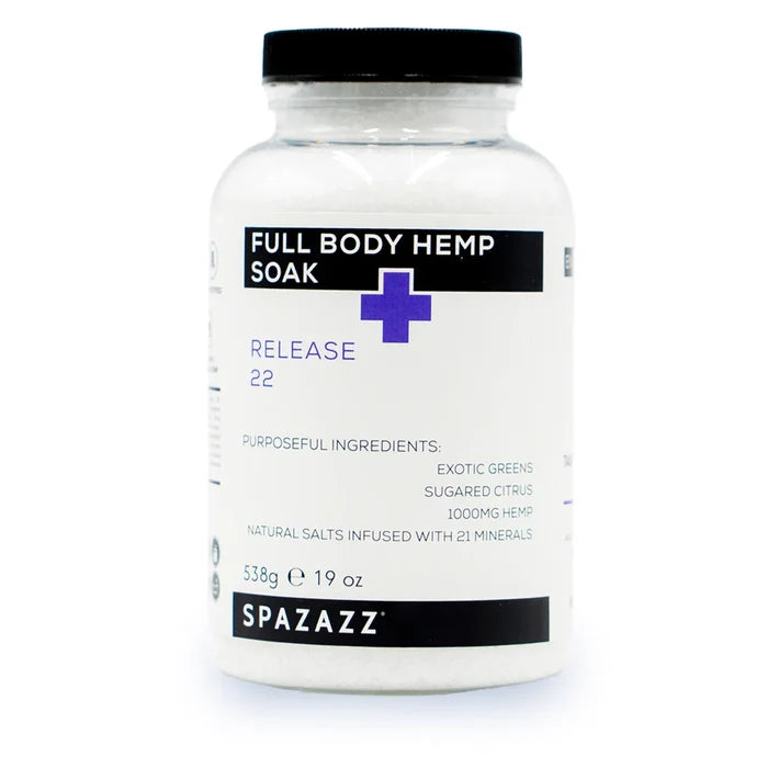 SPAZAZZ RELEASE HEMP CRYSTALS 19 OZ