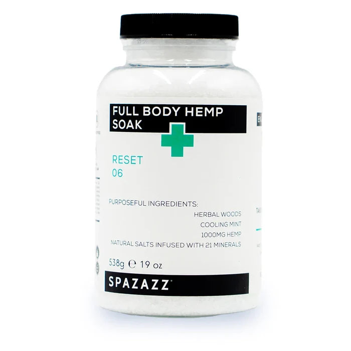 SPAZAZZ RESET HEMP CRYSTALS 19 OZ