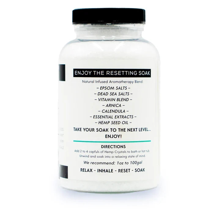 SPAZAZZ RESET HEMP CRYSTALS 19 OZ