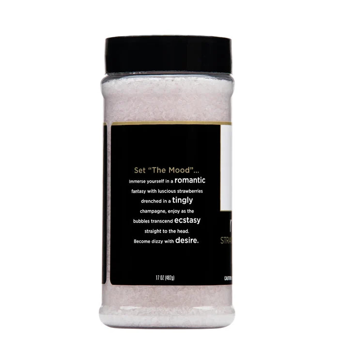 SPAZAZZ ROMANCE STRAWBERRIES & CHAMPAGNE SPA CRYSTALS 17 OZ