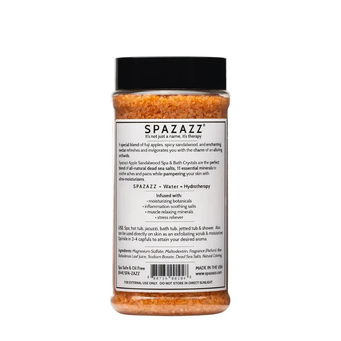 SPAZAZZ SANDLEWOOD REVIVE MINERAL CRYSTALS 17 OZ