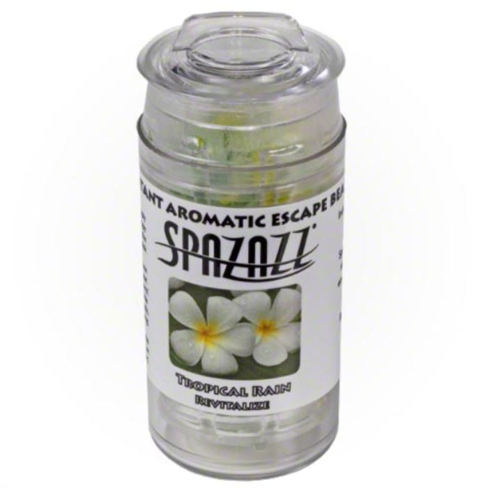 SPAZAZZ TROPICAL RAIN AROMATIC BEADS .5 OZ