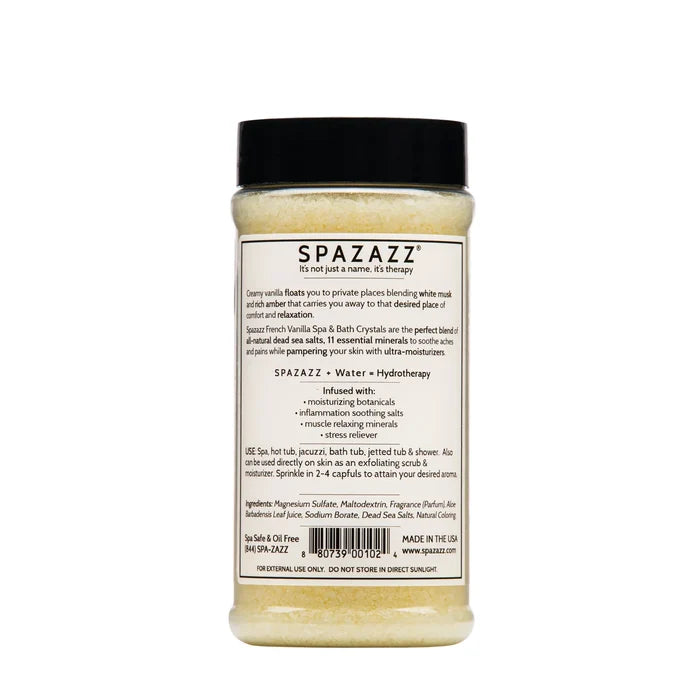 SPAZAZZ VANILLA CALM 17 OZ MINERAL CRYSTALS