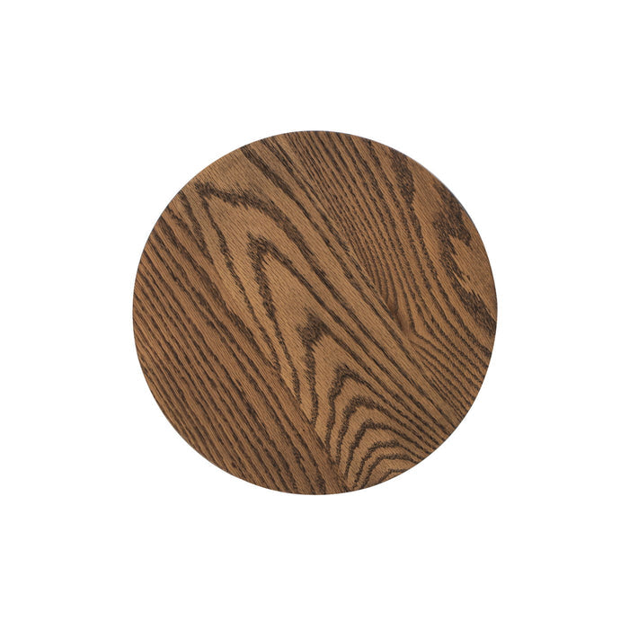 Spencer - Minimalist Oak Adjustable Bar Counter Stool - Walnut Brown Oak