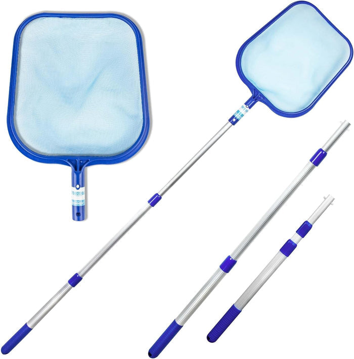 SPLASHPRO LEAF SKIMMER 4FT TELESCOPIC POLE